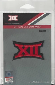 Parche de camiseta de conferencia Cincinnati Big 12 100 % logotipo oficial de fútbol americano - Imagen 1 de 1