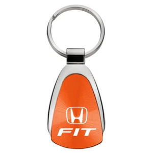 Llavero y llavero Honda Fit - cromado con lágrima naranja llavero - Imagen 1 de 3