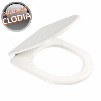 Sedile WC ricambio per vaso Clodia Ceramica Dolomite - bianco lucido ERCOS PONSI - Immagine 1 di 3