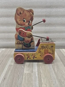 Pequeño juguete Fisher Price 1955 vintage #634 xilófono coleccionable - Imagen 1 de 14