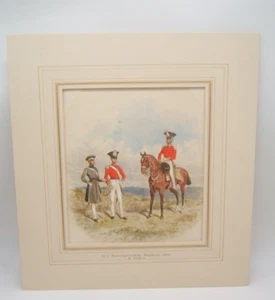 R SIMKIN WATERCOLOR 31ST HUNTINGDONSHIRE REGIMENT 1833 - Picture 1 of 9