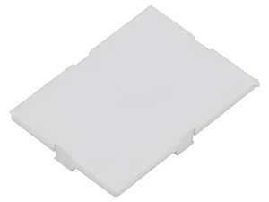 2X ZDFJ1002 ABS V0 Blende UL94V-0 grau ABS ZD1002J-ABS-V0 KRADEX - Picture 1 of 1