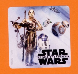 10 Star Wars Rise of Skywalker Large Stickers - R2-D2, C-3PO, BB-8 - one design - Picture 1 of 1