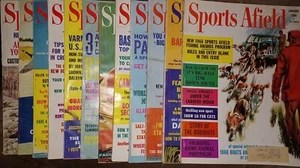 Sports Afield 1966 full year Magazine Lot. Vintage - Picture 1 of 13