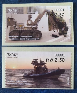 Unidad marina de la policía israelí Israel 2021 y experto en eliminación de bombas.ETIQUETA ATC v.2 - Imagen 1 de 3