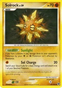 2x (pok-GE-085) Solrock (C) Pokemon D&P Great Encounters Card # 85 - Picture 1 of 1