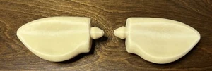 Replacement Set of 2 Cow Ears for Nativity Blow Mold l Empire General Foam Tan - Picture 1 of 4