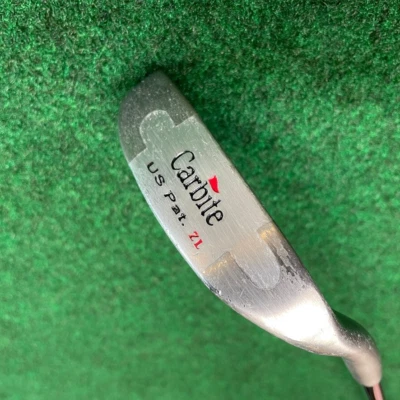 Carbite Z1 33.5" blade putter Carbite Brass Balls shaft Winn AVS USA grip RH - Image 1 of 4