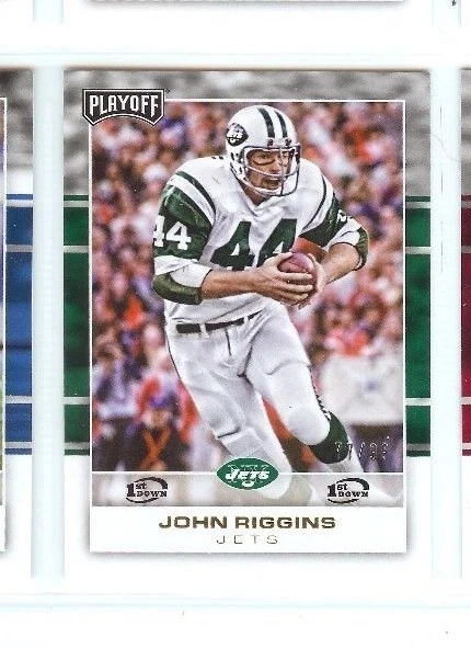 JOHN RIGGINS 2017 PANINI PLAYOFF KICKOFF 1ST DOWN PARALLEL #77/99 #160 REDSKINS - Image 1 of 1