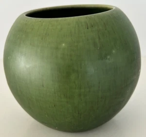 MCM USA Easley & Helmes Keramik Übertopf Vase matt grün Mission Arts Craft - Bild 1 von 4