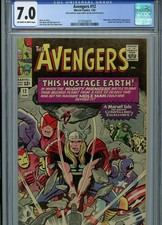Avengers #12 CGC 7.0 FN/VF Silver Age Marvel Comics 1965 Amricons B10