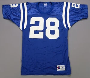 Rare VTG CHAMPION Marshall Faulk Indianapolis Colts NFL Football Jersey 90s 40 - Picture 1 of 10