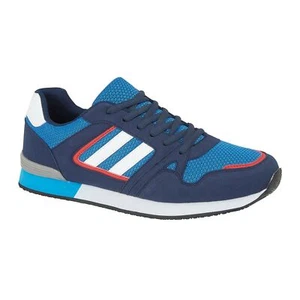  Entrenadores de Correr Deportivos Unisex Classic 750 con Cordones Azul Blanco - Imagen 1 de 1