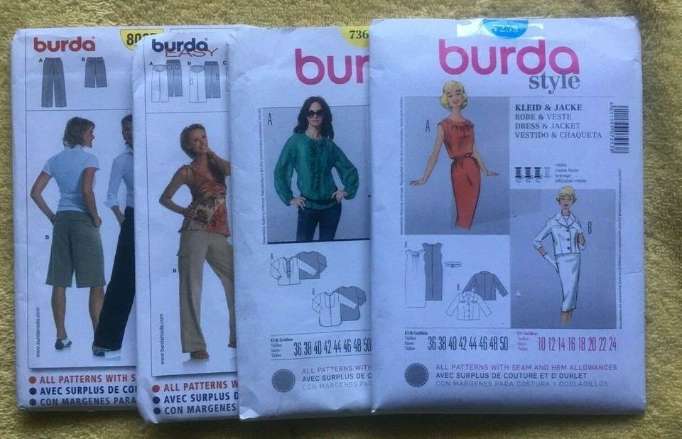 Burda Patterns ~ All Patterns are Size 10-24 * ~ * ~ * ~ * ~ * Listing 8637 - Image 1 of 1