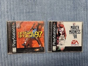 2 Spiele Lot NCAA Basketball Final Four 97 + March Madness 98 Playstation PS1 CIB - Bild 1 von 3