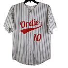 Teamwork Athletic Apparal Ordie J-Baby #10 Jersey Size Large