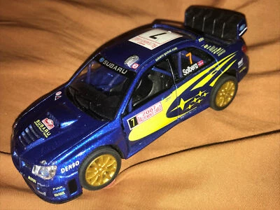 Kinsmart 2007 Subaru Impreza WRC Diecast modelo 1:36 Pull-And-Go coche de rally KT5326 Foto 1 de 4