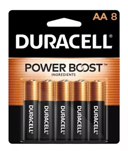 Duracell Coppertop Batterie AA con Ingredienti Power Boost Confezione da 8 Pezzi Dou... - Foto 1 di 5