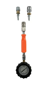 UNIVERSAL AIRCRAFT TIRE PRESSURE GAUGE 0-300 PSI KIT STRONG GRIP US MADE - Picture 1 of 7