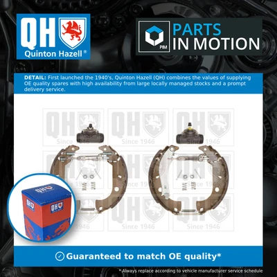 Juego de zapatas de freno para FIAT PALIO 178 1.2 96 a 04 QH calidad genuina garantizada Foto 1 de 4
