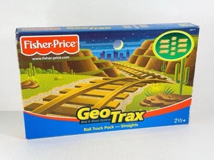 Fisher-Price GeoTrax Rail & Road System Track Pack - Geraden 10 Stück versiegelt - Bild 1 von 11