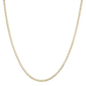 Gebrauchte 9 kt Gelbgold 20" Hohl Panzerkette Halskette 505 mm (20") 9 kt Gold... - Bild 1 von 1