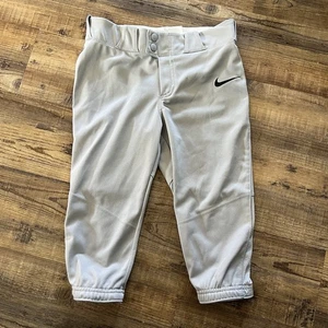 Pantalones de softbol Nike Vapor Select gris claro talla pequeña para niñas - Imagen 1 de 8