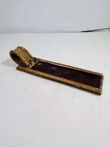 Vtg 70s Folk Art Pottery Incense Stick Holder Burner 9" - Picture 1 of 11