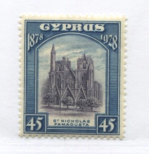 Cypruc KGV 1928 45 piastres mint o.g. hinged - Picture 1 of 1
