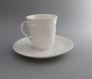 Richard Ginori Capodimonte White Porcelain Cup & Saucer Set - Picture 1 of 19