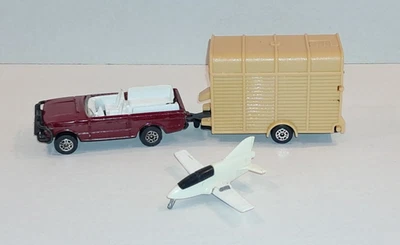 CORGI James Bond 007 Octopussy Range Rover Horse Box Acrostar Jet E3019 1982 - Bild 1 von 4