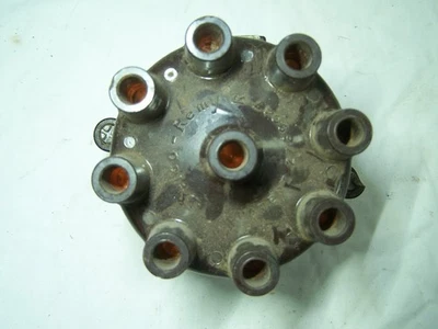 Corvette Chevy Early Brown HP Distributor Cap, 427, L88, Usable Condition - Image 1 of 4