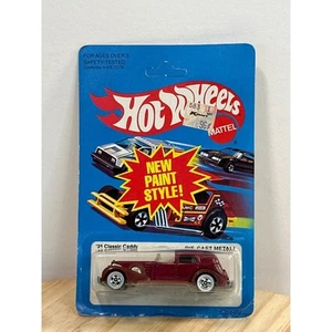 Hot Wheels #3252 1935 Burgundy Classic Caddy 1981 Unpunched Card - Bild 1 von 2