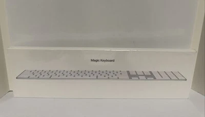 Apple Magic Keyboard with Numeric Keypad Silver MQ052LL/A Wireless A1843 /Read - Image 1 of 4