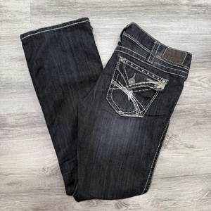 Silver Jeans McKenzie Slim Bootcut Black Wash Women's Jeans W30 L32 - Picture 1 of 13