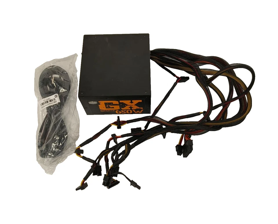 Cooler Master GX 650W ATX Power Supply 80 Plus Bronze RS-650-ACAA-D3 - Photo 1/1