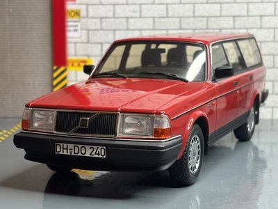 1:18 *RARE* BOS 1989 VOLVO 240 GL BREAK ESTATE (Red) LHD MODEL CAR!! 1 of 1,000! - Image 1 of 4