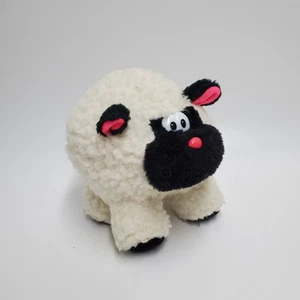 Peluche pupazzo agnello pecora Cloud 9 LANA vintage 1993 tondo 6 pollici - Foto 1 di 8