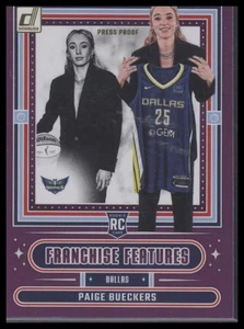2025 Donruss WNBA #16 Paige Bueckers Franchise Features Press Proof Purple - Bild 1 von 2
