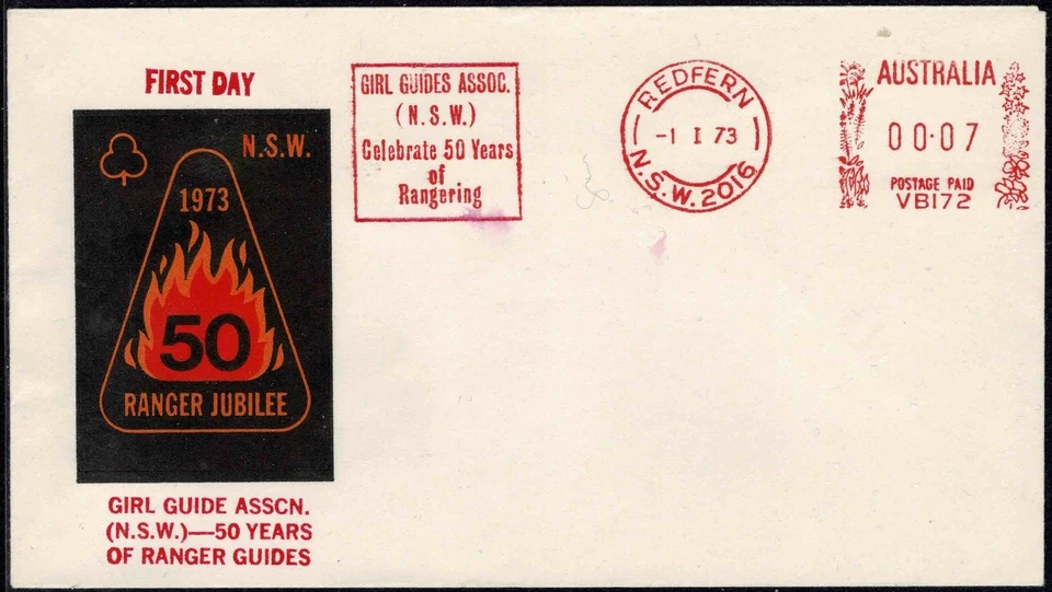 Australia 1973 Ranger Jubilee Commemorative Cover - Mint - image 1 of 1