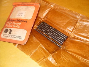 Osborn Mushet 5.1mm High Speed Twist Drills x 7 - As Photo - Picture 1 of 1