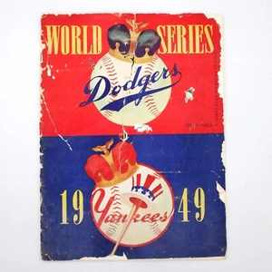 1949 World Series Baseball Program Yankee Stadium NY vs Dodgers Jackie Robinson - Picture 1 of 23