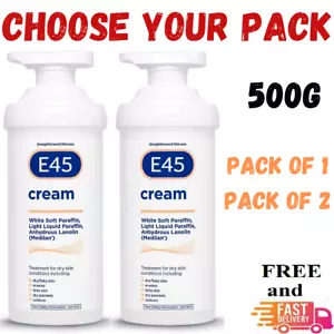 E45 Moisturiser Cream For Dry Itch Relief Dermatological Skin Dry Care Sunburn - Picture 1 of 23