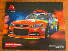 Jeff Gordon #24 ~Bristol Motor Speedway /August 2015 ~ Signed/Autographed ~ Card