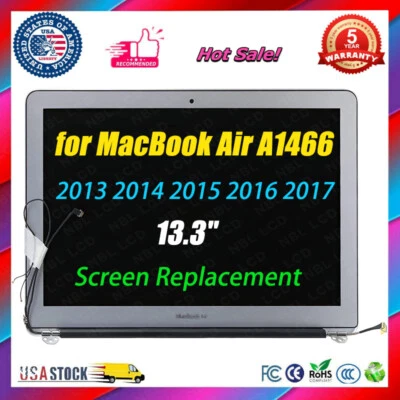 661-7475 Bildschirm Ersatz für MacBook Air A1466 EMC 2632 LCD Display Einheit - Bild 1 von 4