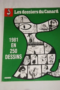 1981 EN 250 DESSINS  DOSSIERS DU CANARD N°2 1981 CARICATURE - Foto 1 di 2
