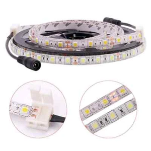 LED Strip Lights 12V 5050 SMD Warm/Cool White 60led/m Flexible Tape Selfadhesive - Picture 1 of 22