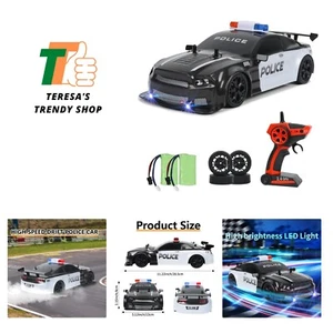 RC Drift Police Car, 1:14 Remote Control Police Car 4WD Drift GT RC Cars Vehi... - Imagen 1 de 10