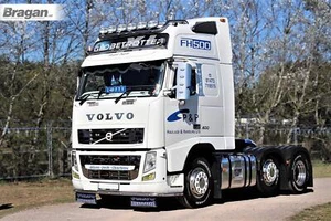 Under Bumper Spoiler Bar + Flush LEDs + Down Lights To Fit Volvo FH Series 2 3 - Picture 1 of 12