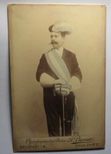 Techniker Gesangverein Neustadt Glewe - student colored around 1900 KAB Studentika - Picture 1 of 1